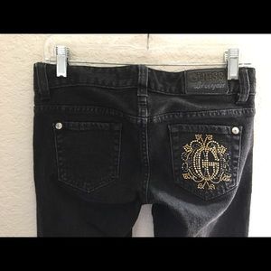 Guess black skinny jeans size 26